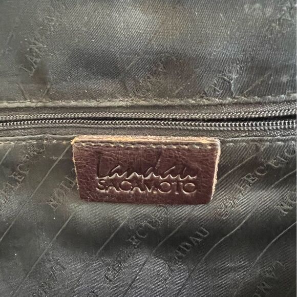 Landau Sacamoto brown leather backpack - Picture 11 of 14